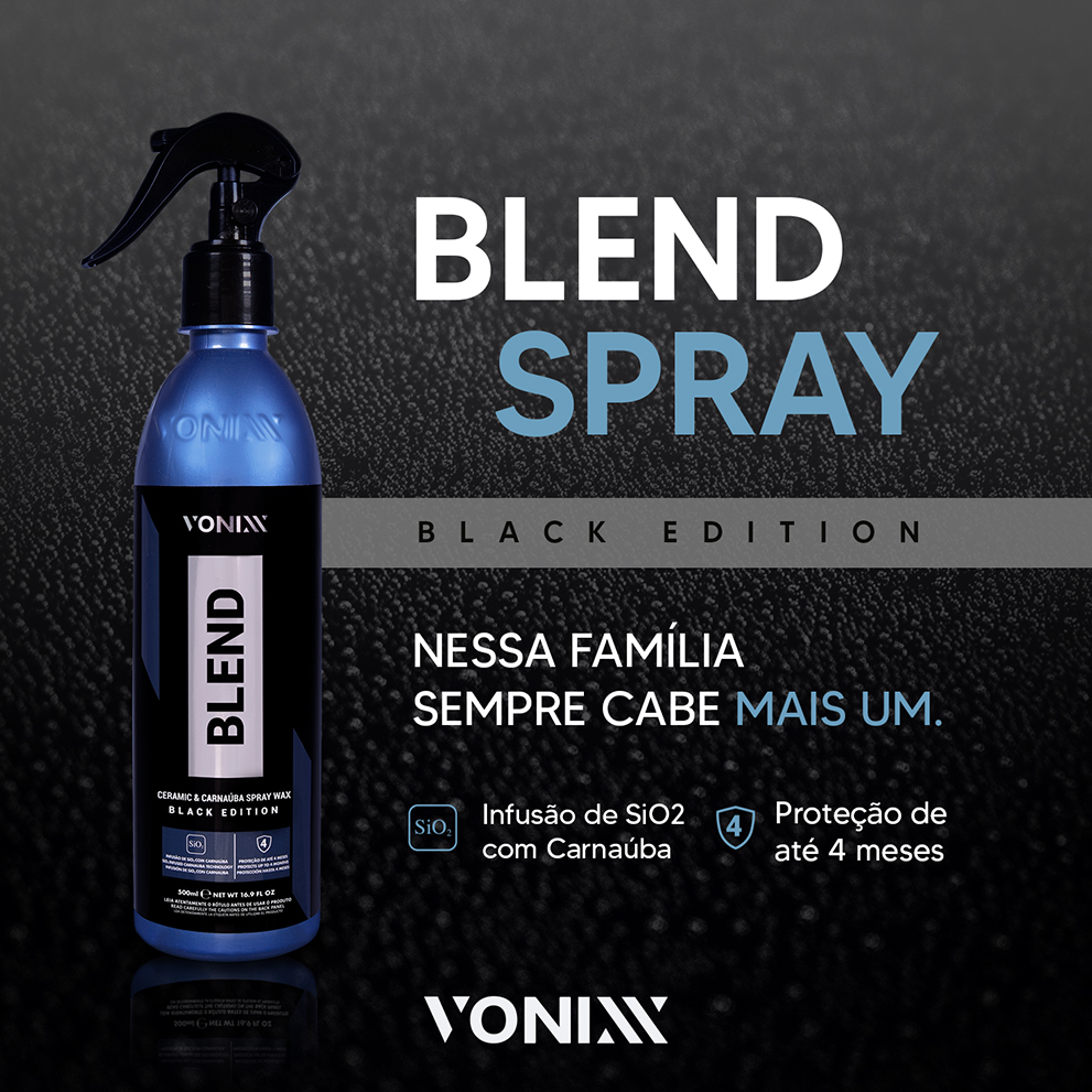 BLEND Carnaúba Spray Wax (Black) - Cera para Carro Escuros